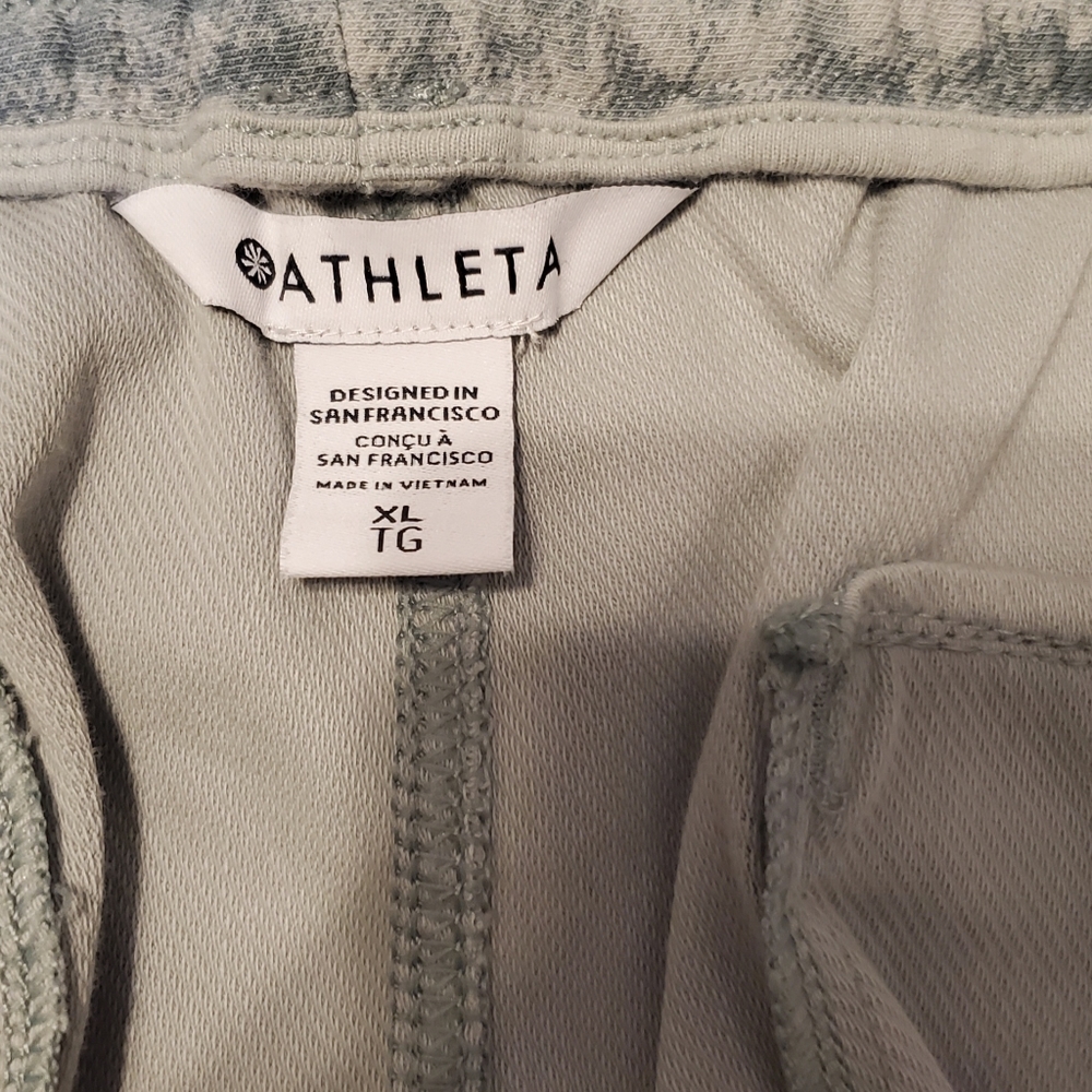 NWOT Athleta Farrallon Jogger Fog Camo Coastal Grey, Size XL - Picture 6 of 7